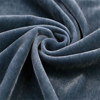 Tissu en velours mélangé 100 % soie populaire, couleur unie verte, pour vêtements masculins, pyjamas, costumes pour filles, fêtes d'hiver et festivals