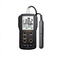Sonde de mesure portable multi-paramètres pour la qualité de l'eau : pH, température, conductivité (0-14, 0-500 S/cm)