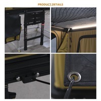 Tente de toit rigide en aluminium Adventure 4x4, ouverture hydraulique, levage direct, pour 2 à 3 personnes, camping sur toit