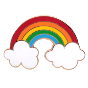Broche en émail souple or, Badges artisanaux en alliage de Zinc, 20 pièces, de haute qualité, joli, poli, arc-en-ciel, personnalisés, vente directe d'usine - Product Image 1