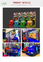 Équipement de jeu d'arcade de course automobile commercial à monnayeur JY Factory, interface anglaise, prise universelle, alimentation 110/220V, garantie 1 an