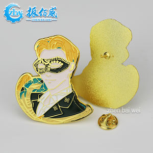 เข็มกลัดตัวการ์ตูนอะนิเมะเข็มกลัดโลหะสังกะสีอัลลอยสั่งทำป้ายดาว <span class=keywords><strong>BTS</strong></span> อุปกรณ์ต่อพ่วงเคลือบนุ่ม - Product Image 2