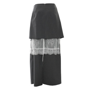 Pantaloni da Donna Primavera 2026, Nuova Moda Elegante, Set Tre Pezzi con Pizzo Irregolare, Casual - Product Image 3
