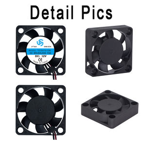 Quạt mini 30x30x7mm 5v với tốc độ cao 3007 vòng/phút, quạt nhỏ <span class=keywords><strong>DC</strong></span> 3.3v/12v, cánh nhựa chống nước dùng làm mát thiết bị gia dụng - Product Image 6