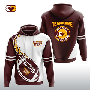 All'ingrosso nuove squadre di pellicceria da uomo autunno inverno alta qualità con Logo stampato felpa in pile da donna con cappuccio oversize - Product Image 2