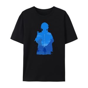 Genshin Impact camiseta de gran tamaño Camiseta unisex Shadow Art Camiseta para hombres Unisex - Product Image 1