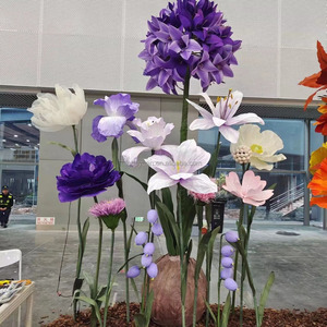 Espositore per Fiori Artificiali SG, Decorazione per Matrimoni, Fiori Giganti in Seta/<span class=keywords><strong>Carta</strong></span>, Esposizione <span class=keywords><strong>di</strong></span> Papaveri e Rose in Cartone - Product Image 6