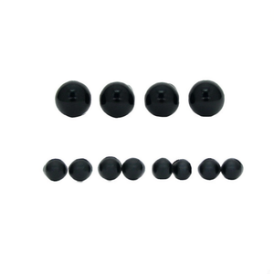 BISUTERIAS Set di 12 Orecchini a Perno in Acciaio Inossidabile con Perle, Gioielli alla Moda per Donne - Product Image 2