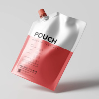 Pochette de voyage rechargeable personnalisée ODM 30ml 60ml 100ml avec bec verseur indépendant pour lotion, crème pour les yeux, crème pour le visage, shampoing