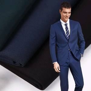 Nhà Máy Giá Tr Phù Hợp Với Vải 80% <span class=keywords><strong>Polyester</strong></span> 20% Rayon <span class=keywords><strong>Viscose</strong></span> 360 gam/mét 2/2 Twill Vải Cho Phù Hợp Với Kinh Doanh Đồng Phục - Product Image 1