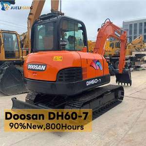 Высококачественный, в хорошем состоянии, популярный в Корее, подержанный мини-экскаватор 5.5T Doosan DH60, гусеничный экскаватор Dh60-7 Dx60 - Product Image 1