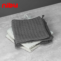 Serviette de cuisine Nibu super absorbante, épaisse, en forme de gaufre, pour l'entretien des appareils électroménagers et des bars, réutilisable et écologique