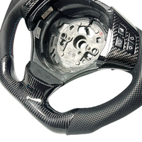 Volant sport personnalisable en fibre de carbone et cuir PU à 3 branches pour E90 E91 E92 E93