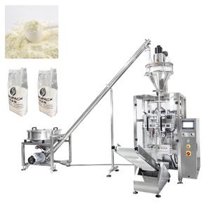 Tornillo de barrena automático Embalaje de medición Harina <span class=keywords><strong>sin</strong></span> <span class=keywords><strong>gluten</strong></span> Bolsa de leche en polvo Harina de trigo sarraceno Máquina de envasado de llenado vertical - Product Image 1