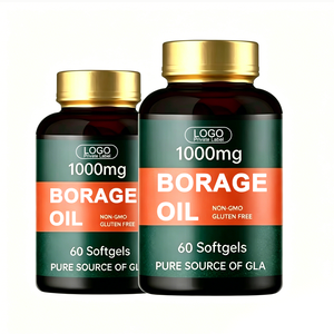 ซอฟต์เจลน้ำมันบอเรจยี่ห้อ OEM สำหรับผู้ใหญ่ ช่วยปรับสมดุลการตอบสนองต่อการอักเสบ บรรจุ 60/90/120 เม็ดต่อขวด รับประทาน 1-2 เม็ดต่อวัน - Product Image 1