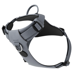 Macera tasarımcı köpek koşum yansıtıcı Trim hiçbir çekme koşum için orta ölçekli köpek ön klip ile jel kaplı kolu - Product Image 2