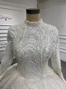 Jancember RSM67228 Dernière <span class=keywords><strong>Robe</strong></span> de Mariée à Col V et Manches Longues pour Femme - Product Image 3