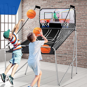 <span class=keywords><strong>Jeu</strong></span> <span class=keywords><strong>de</strong></span> basket-ball intérieur <span class=keywords><strong>à</strong></span> jetons BSCI <span class=keywords><strong>jeu</strong></span> <span class=keywords><strong>de</strong></span> tir <span class=keywords><strong>de</strong></span> basket-ball d'arcade <span class=keywords><strong>de</strong></span> basket-ball pliable en métal - Product Image 1