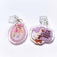 Bouchons anti-poussière USB transparents en acrylique personnalisés et mignons, fabriqués à l'usine de Kunshan, sans MOQ