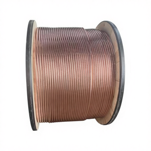 Fil électrique aérien en acier bimétallique avec âme en <span class=keywords><strong>cuivre</strong></span>, grade 40HS 30HS 7NO.6 7 NO.10, pour réseau électrique - Product Image 1