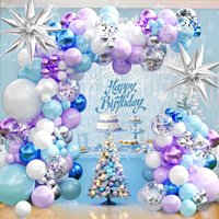 Ensemble de ballons princesse, décoration de fête d'anniversaire pour enfants