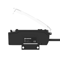 Amplificateur de signal numérique à fibre optique Akusense PE1 2M, câble diffuseur, capteur cylindrique carré à faisceau traversant, sortie NPN/PNP