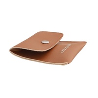 Pochette à bijoux en cuir PU de qualité supérieure, carrée, 8 cm, personnalisable avec logo, pour le rangement de colliers et bracelets, fabriquée en Chine