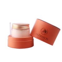 Emballage de cylindre en papier spécial personnalisé de haute qualité pour crème pour le visage avec insert