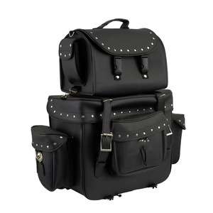 Échantillon gratuit en vente sacoche de selle de moto étanche sacoche de selle de vélo sac latéral de pare-chocs de moto sacs pliables pour moto - Product Image 1