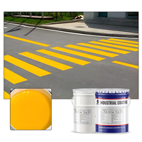 Peinture polyuréthane réfléchissante liquide, revêtement extra résistant à l'abrasion pour marquages haute visibilité sur chariots élévateurs et zones à fort trafic