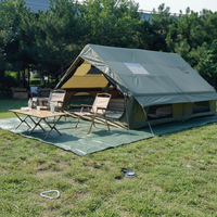 Tente de camping gonflable à armature diagonale en tissu Oxford, imperméable, à montage rapide, portable, pour l'extérieur, directement de l'usine