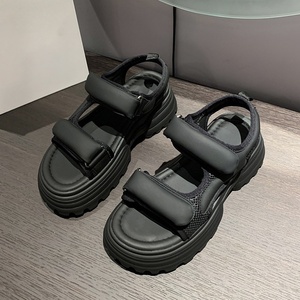 Sandalias de Playa Deportivas de Moda para Mujer, con Plataforma y Velcro, Estilo Romano, para Verano, con Suela Gruesa, Aptas para Exteriores - Product Image 1