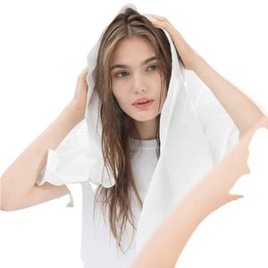 Essuie-mains de bain en coton blanc à séchage rapide compressé 30X70CM 40X80CM serviettes d'hôtel jetables Rectangle non tissé sport bas prix - Product Image 5