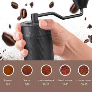 Moulin à café vintage professionnel en acier, moulin à café manuel en alliage d'aluminium - Product Image 3
