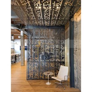 ANN5189 Custom Durable Printed Modern Coated Stainless Steel <b>Decorative</b> Multi-Functional <b>Screen</b> Partition Elegant Design Premium - Product Image 1