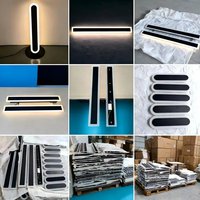 Applique murale solaire LED extérieure contemporaine, étanche IP65, pour jardin, villa, entrée, porche, décoration extérieure
