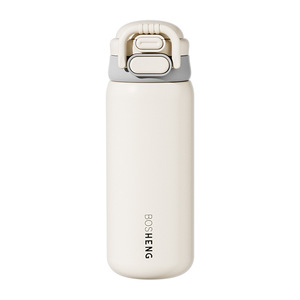 New Stainless Steel Insulated Cup with Dual Straws Portable Water Bottle for Students and Business Gifts - Product Image 6