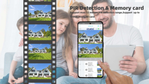 6MP Ubox CCTV Ống Kính Kép Năng Lượng Mặt Trời Wifi Máy Ảnh Phát Hiện Từ Xa Tầm Nhìn Ban Đêm Hai Cách Âm Thanh Không Thấm Nước Năng Lượng Mặt Trời CCTV Máy Ảnh 4G Sim Thẻ - Product Image 6