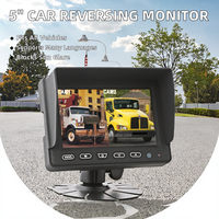 Monitor de Reversa para Auto con GPS RAMSEY, Compatible con 3 Entradas de Video, Función de Visera Solar, Resolución 4K, Conexión Portátil para Ayuda en la Reversa