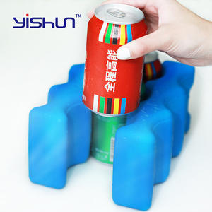 Paquete de hielo azul reutilizable de 130 ml, paquete de refrigeración de cadena de frío de HDPE para uso en exteriores - Product Image 3