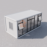 Casa Container Prefabbricata Monolocale in Acciaio, Prodotta in Fabbrica Cinese