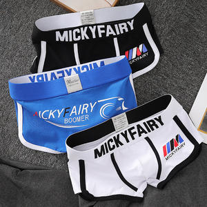 Boxers <span class=keywords><strong>assortis</strong></span> pour <span class=keywords><strong>couple</strong></span> grande taille, <span class=keywords><strong>sous</strong></span>-vêtements de sport respirants en coton, shorts imprimés unisexes pour hommes et femmes - Product Image 3