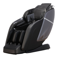 Fauteuil de massage corporel complet pour la maison et le spa, massage par airbag, commande vocale, charge sans fil, rouleau pour mollets, ions négatifs, écran LCD 7 pouces