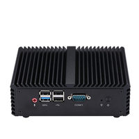 Kansung 2 Lan Firewall Fanless J1900 Boîtier de PC de bureau industriel mini en aluminium avec RAM DDR3 et graphismes Intel HD