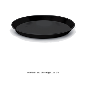 Bandeja para Hornear Profesional de Acero Azul Redonda de 24 x 2.5 cm de Alto, Suministros para Hostelería y Catering al por Mayor - Product Image 3