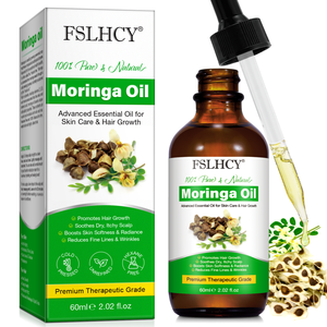 FSLHCY minyak rambut <span class=keywords><strong>Moringa</strong></span> organik tekanan dingin kulit kepala gatal kering minyak biji <span class=keywords><strong>Moringa</strong></span> - Product Image 1