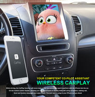 Pantalla Tesla con Android 13 para KIA SORENTO 2013 2014, Radio para Auto con Navegación, Reproductor Multimedia de Video, GPS, Carplay Inalámbrico, Unidad Principal