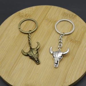 卸売 動物合金 牛頭型キーホルダー - Product Image 4