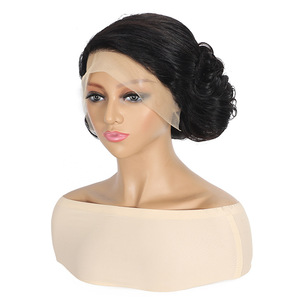 Cency Hot Dyed Minimalist No Skin Color Restrictions Shanghai Hair BoBo Real Hair Bandeau en dentelle pour femmes - Product Image 2