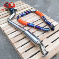 Sistem knalpot + kit asupan Titanium, untuk Nissan 350Z ( VQ35HR ) 370z